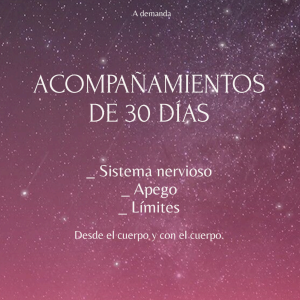 30 días con bases en regulación del sistema nervioso